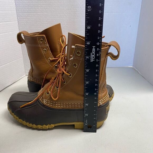 BEAN BOOTS BY L.L. BEAN‎ Women’s Size 6M Brown Tan Lace Up  212880 - Picture 5 of 12